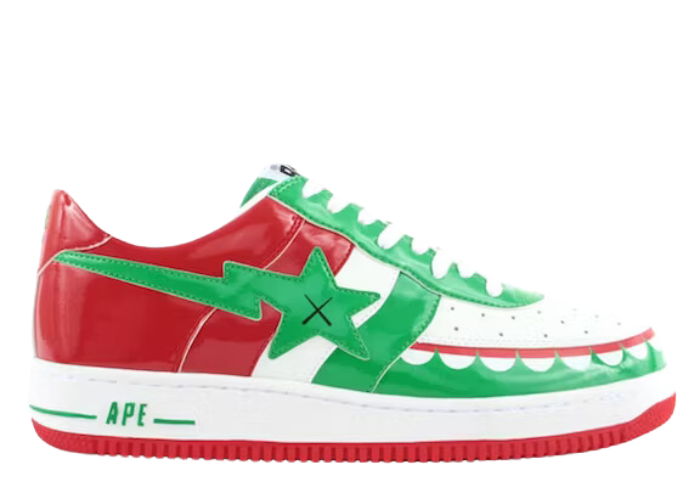 APE BAPE KAWS STA HIGH スニーカー　26cm KAWS × BAPE STA leather sneakers a bathing ape shoes NIGO